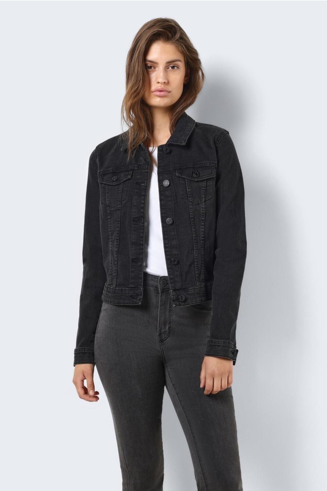 NMDEBRA L/S BLACK DENIM JACKET BG 27001866 Black