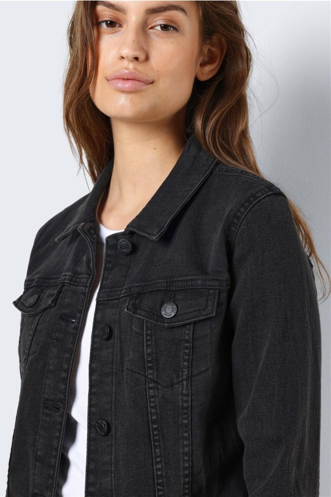 NMDEBRA L/S BLACK DENIM JACKET BG 27001866 Black