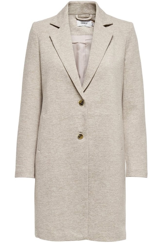 Only beige dames jas | Vooraanzicht
