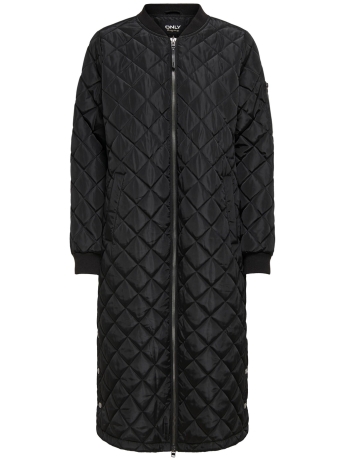 Only Jas ONLJESSICA X-LONG QUILTED COAT OTW 15208402 Black