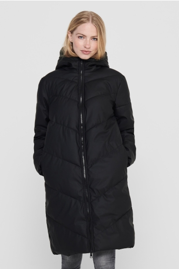 Jacqueline de Yong JDYULRIKKA WATER REP PUFFA OTW NOOS 15217556 Black