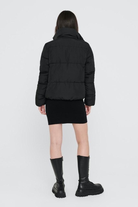 Jacqueline de Yong zwarte dames jas | 