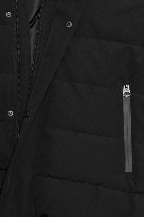 Only & Sons zwarte heren jas | Close up