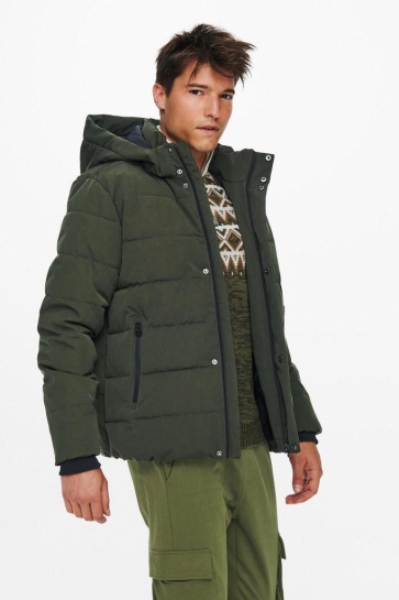 Only & Sons ONSCAYSON PUFFA OTW 22019598 Peat