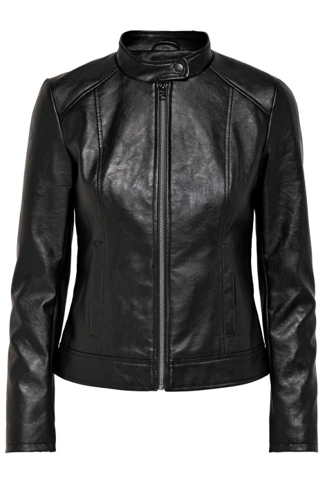 Jacqueline de Yong jdyemily faux leather jacket otw no