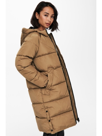 Only Jas ONLAMANDA LONG PUFFER COAT CC OTW 15233425 Toasted Coconut