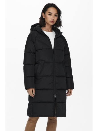 Only Jas ONLAMANDA LONG PUFFER COAT CC OTW 15233425 BLACK
