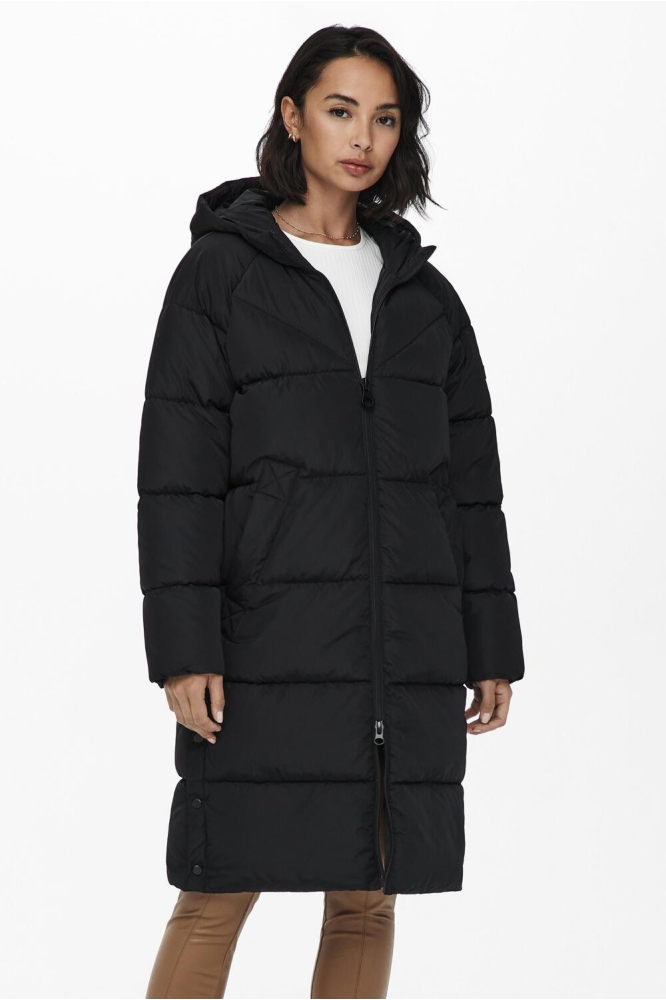 ONLAMANDA LONG PUFFER COAT CC OTW 15233425 BLACK
