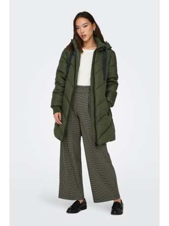 Jacqueline de Yong Jas JDYSKYLAR PADDED HOOD JACKET OTW NO 15207784 Forest Night