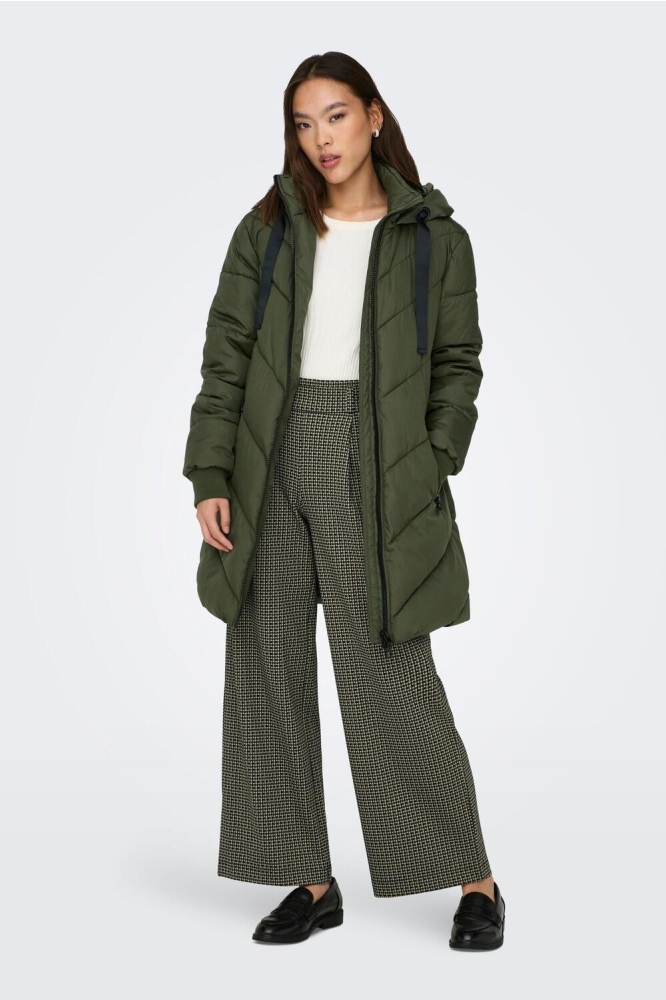 JDYSKYLAR PADDED HOOD JACKET OTW NO 15207784 Forest Night