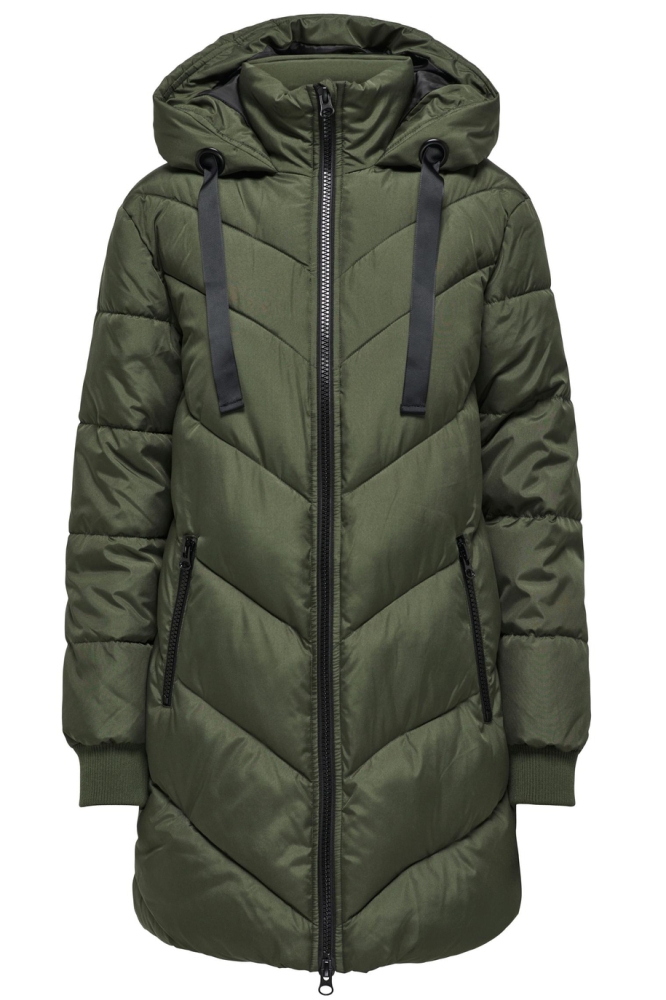 JDYSKYLAR PADDED HOOD JACKET OTW NO 15207784 Forest Night