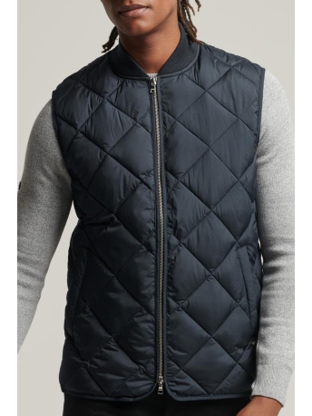 Superdry Jas STUDIOS GILET M5011300A ECLIPSE NAVY 98T