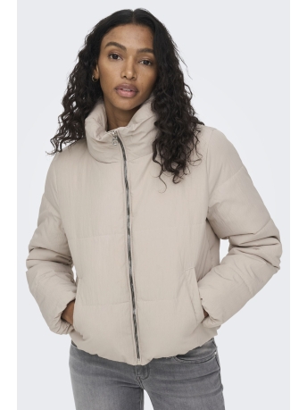 Only Jas ONLDOLLY SHORT PUFFER JACKET OTW NO 15205371 PUMICE STONE