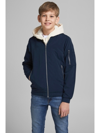 Jack & Jones Junior Jas JJERUSH BOMBER NOOS JNR 12182385 Navy Blazer