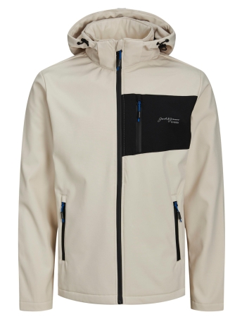 Jack & Jones Jas JJTYSON SOFTSHELL JACKET 12223149 MOONBEAM