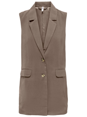 Jacqueline de Yong Vest JDYVINCENT S/L WAISTCOAT WVN 15279302 WALNUT