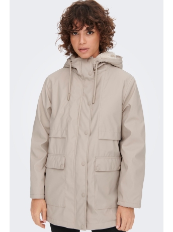 Jacqueline de Yong Jas JDYMAXIMUS TEDDY RAINCOAT OTW SIE 15270963 Simply Taupe