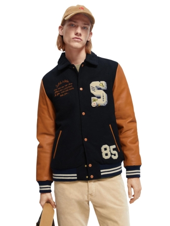 Scotch & Soda Jas COLLEGE JACKET 169844 0002