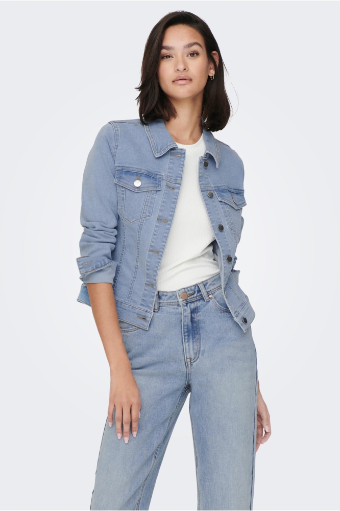 JDYREMI SHORT LS JACKET LB DNM 15281573 LIGHT BLUE DENIM
