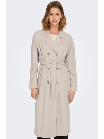 Jacqueline de Yong Jas JDYPANTHER OVERSIZE TRENCHCOAT OTW 15281785 CHATEAU GRAY