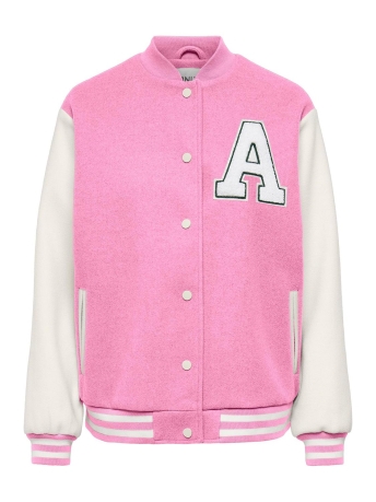 Only Jas ONLSILJA LIFE BOMBER JACKET CC OTW 15274991 BONBON/SLEEVE CI
