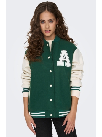 Only Jas ONLSILJA LIFE BOMBER JACKET CC OTW 15274991 GREEN JACKET/SLEEVE CI