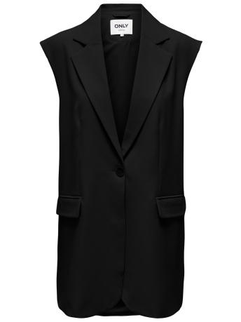 Only Vest ONLMAIA S/L OVS LONG VEST CC TLR 15279095 Black