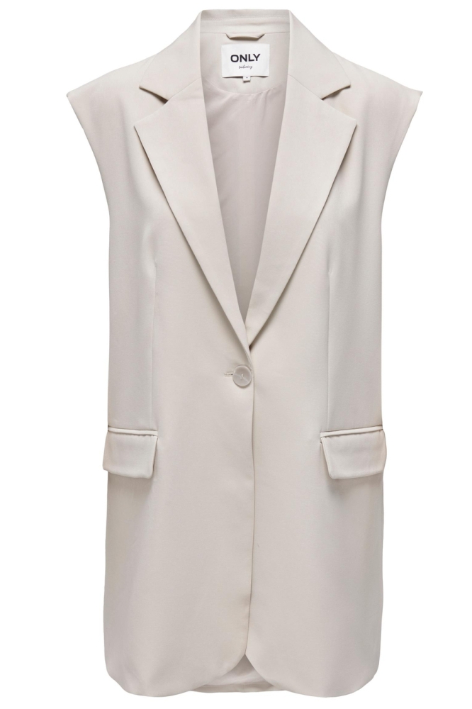 ONLMAIA S/L OVS LONG VEST CC TLR 15279095 Pumice Stone
