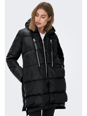 Only Jas ONLNORA LONG PUFFER COAT CC OTW 15230125 Black