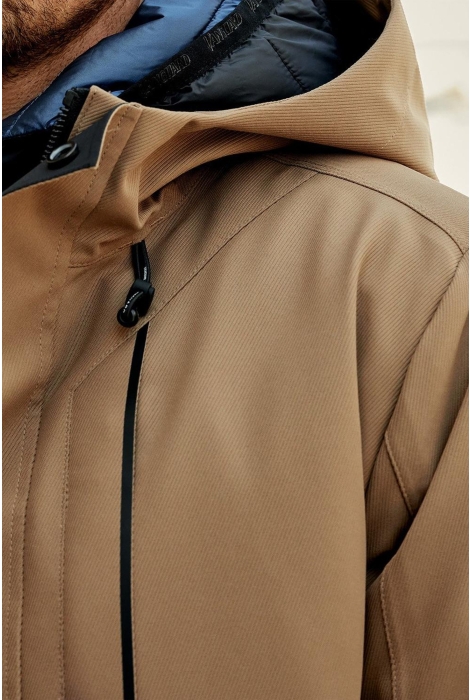 Vanguard long jacket double twill v-parka