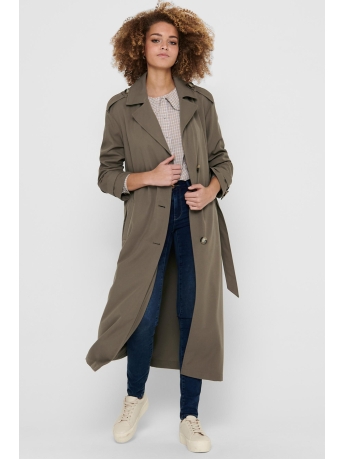 Only Jas ONLLINE X-LONG TRENCHCOAT OTW NOOS 15217799 Walnut