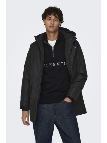 Only & Sons Jas ONSCARL PARKA OTW VD 22025871 Black