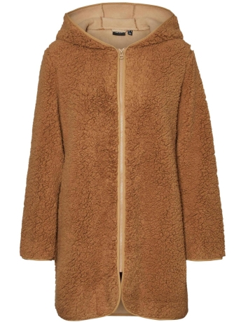 Vero Moda Jas VMSIMI LEA HOODIE TEDDY JACKET BOOS 10267796 TIGERS EYE
