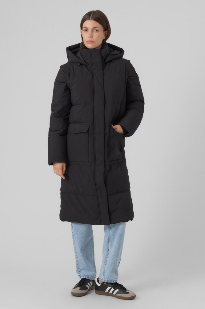 VMMADELYN LONG COAT NOOS 10292917 Black