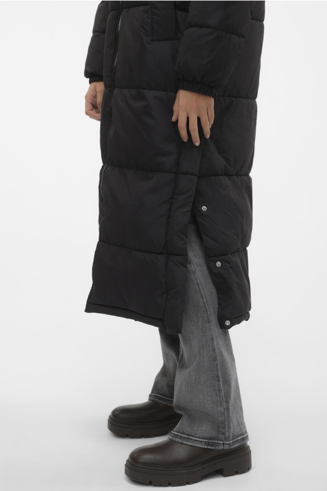 Vero Moda zwarte dames jas | Close up