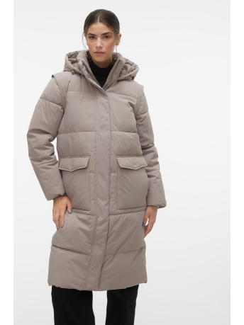 Vero Moda Jas VMMADELYN LONG COAT NOOS 10292917 Taupe Gray