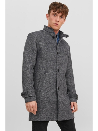 Jack & Jones Jas JPRBLAMELTON WOOL COAT SN 12177644 Dark Grey/TWIL