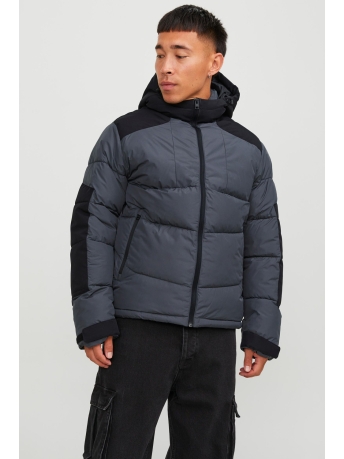 Jack & Jones Jas JCOOTIS PUFFER SN 12239001 Asphalt/BLACK BLOC