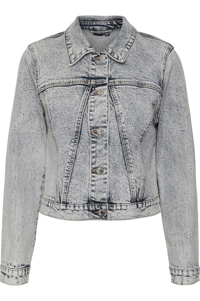 VMMOGIE LS DENIM JACKET 10271470 Medium Blue Denim