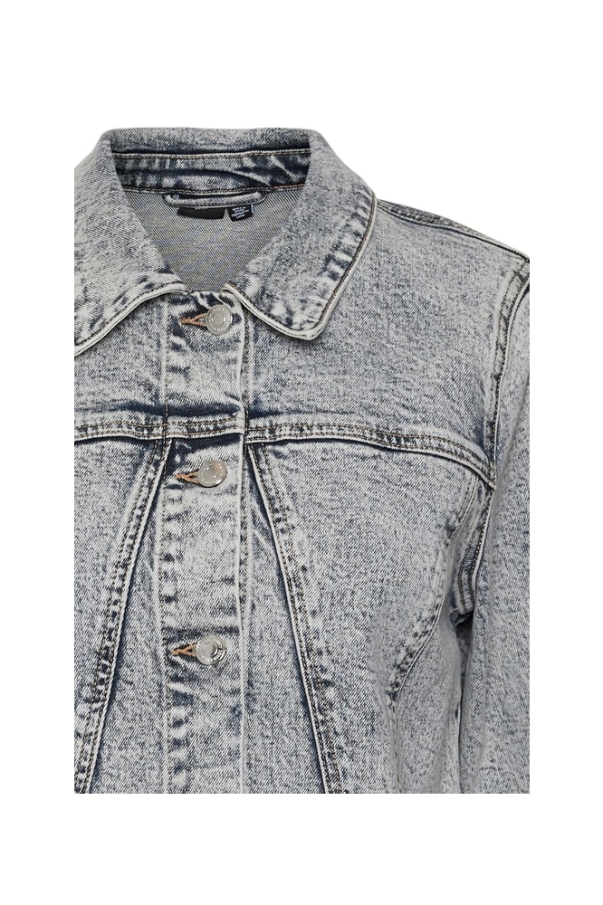 VMMOGIE LS DENIM JACKET 10271470 Medium Blue Denim