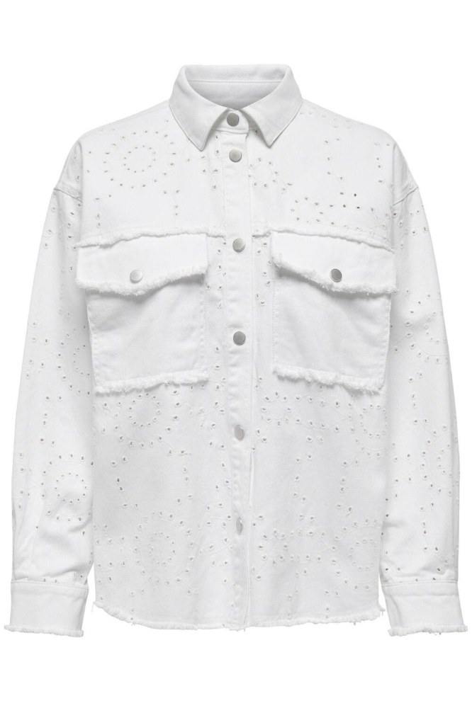 ONLELENA EMB JACKET OTW 15286848 BRIGHT WHITE