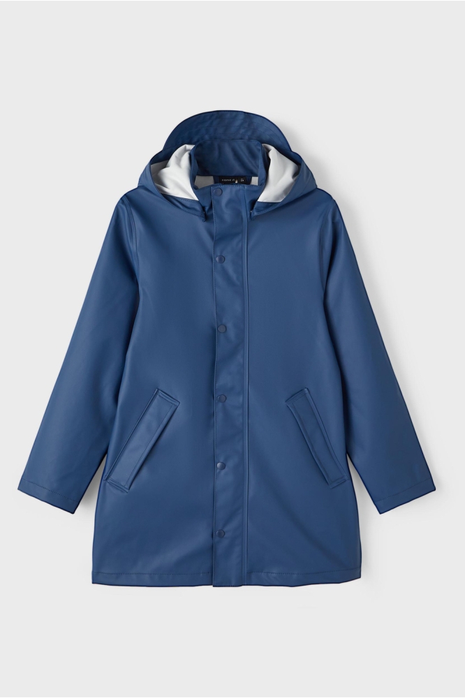 NKNDRY RAIN JACKET LONG 1FO NOOS 13209556 Insignia Blue