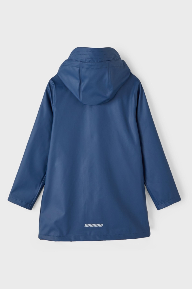 NKNDRY RAIN JACKET LONG 1FO NOOS 13209556 Insignia Blue
