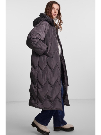 Pieces Jas PCJOCELYN LONG PUFFER JACKET 17141597 MAGNET