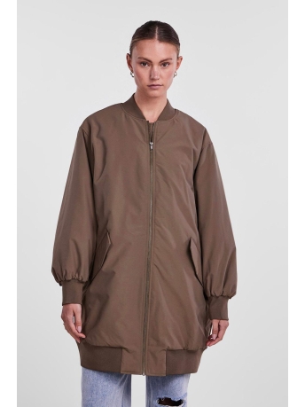 Pieces Jas PCSINA LONG BOMBER JACKET BC 17143648 Morel