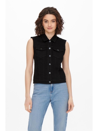Only Vest ONLWONDER WEST BJ DNM BOX 15257925 Black Denim