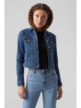 Vero Moda Jas VMLUNA LS SLIM DNM JACKET MIX GA NO 10279492 Medium Blue Denim
