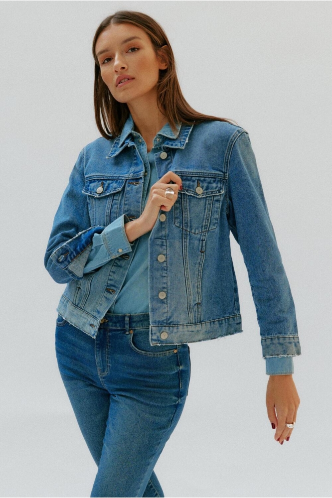 VMZORICA LS DENIM JACKET MIX NOOS 10279789 Medium Blue Denim