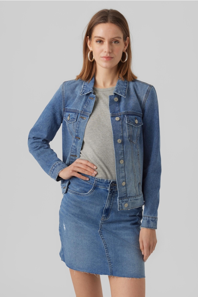 VMZORICA LS DENIM JACKET MIX NOOS 10279789 Medium Blue Denim