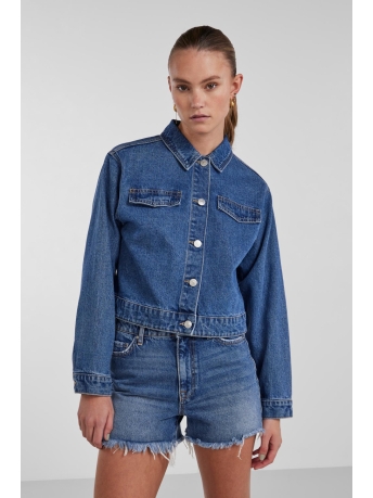 Pieces Jas PCTESSIE LS DNM JACKET NOOS BC 17133488 Medium Blue Denim